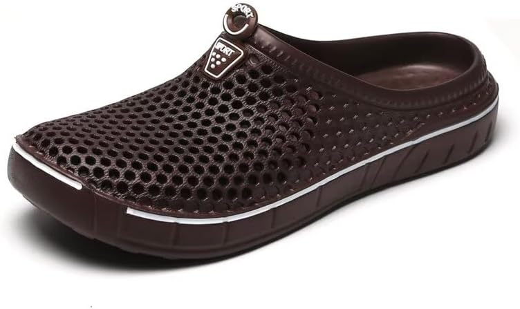 

Мужские и женские легкие дышащие летние шлепанцы для прогулок на улице, акваспорта и пляжа Zonkacen, коричневый