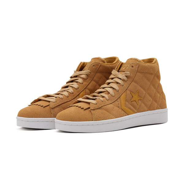 Кроссовки undefeated x pro leather mid 'taffy brown' Converse, бежевый — фото 3
