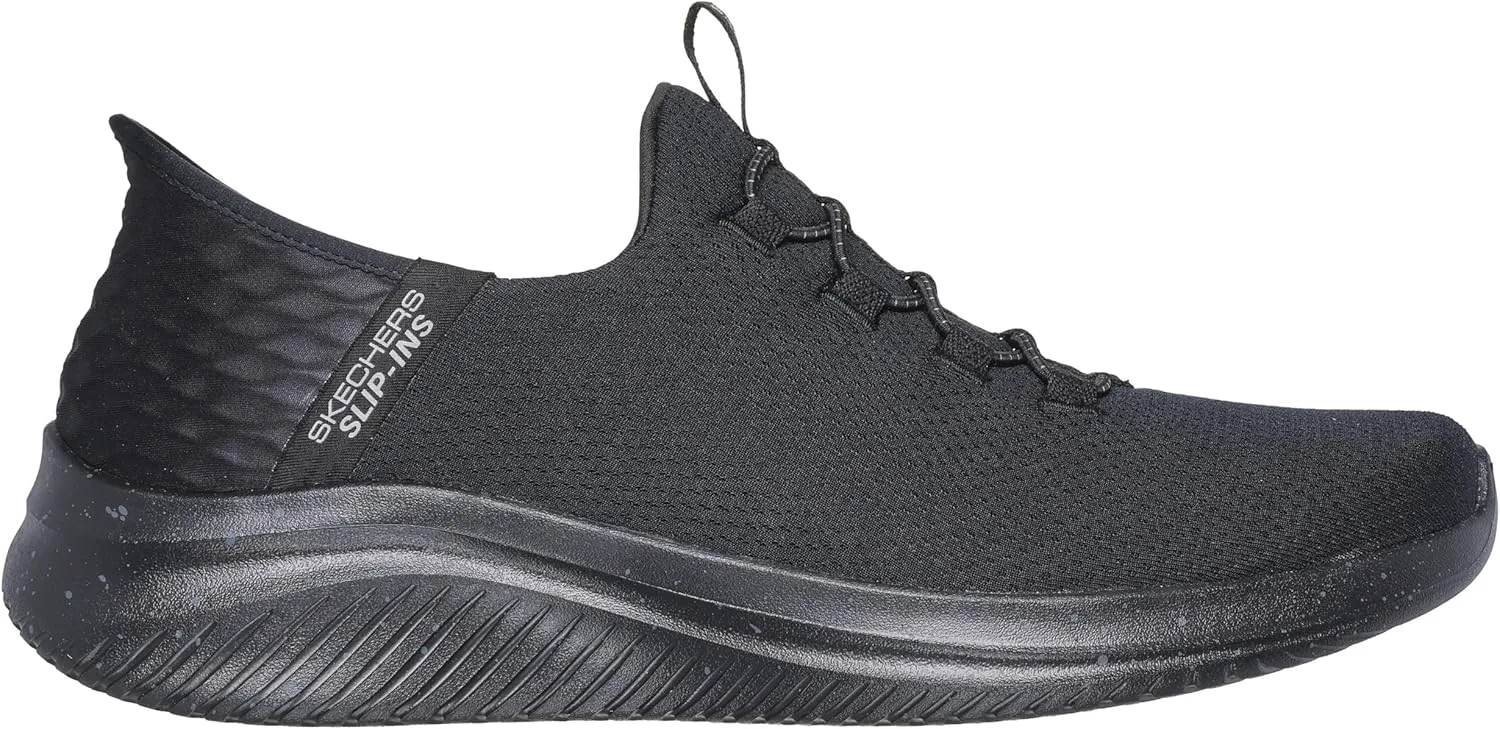 Мужские кроссовки Skechers Ultra Flex 3.0 с мгновенной посадкой без застежек, черный — фото 3