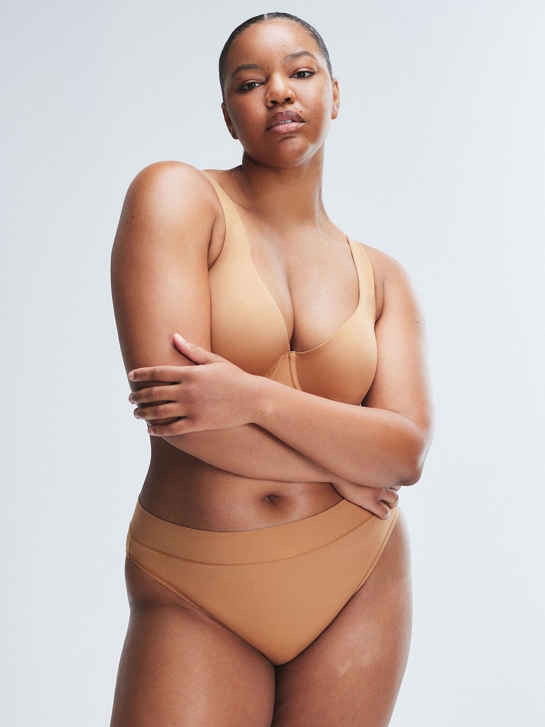 

Деми бюстгальтер без подкладки Savage X Fenty Soft N' Savage, цвет Sweet Latte Nude
