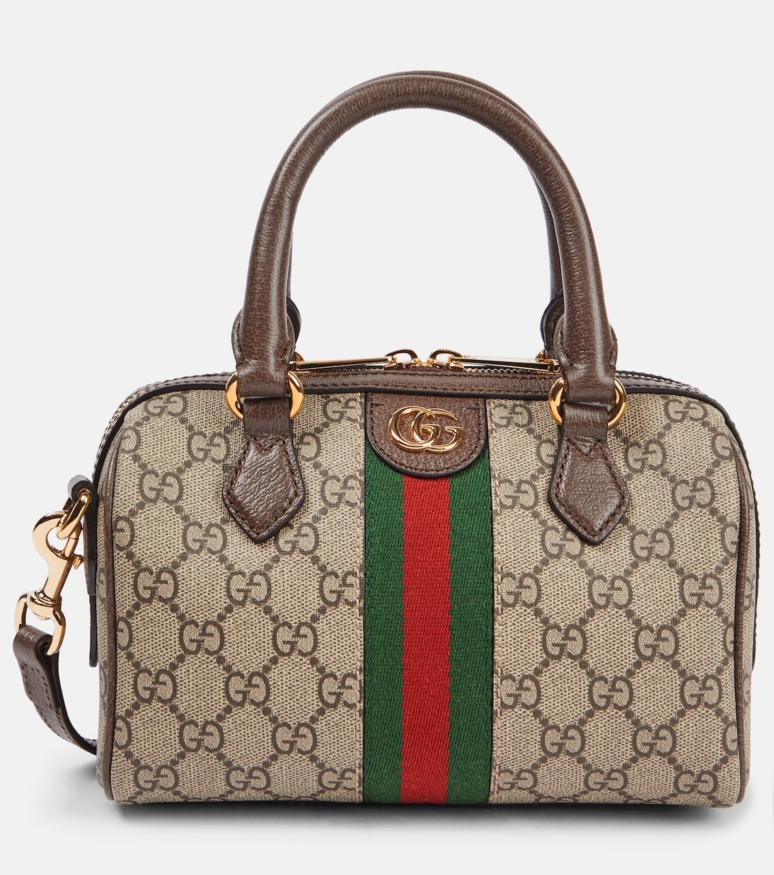 

Холщовая сумка-тоут ophidia mini gg Gucci, бежевый