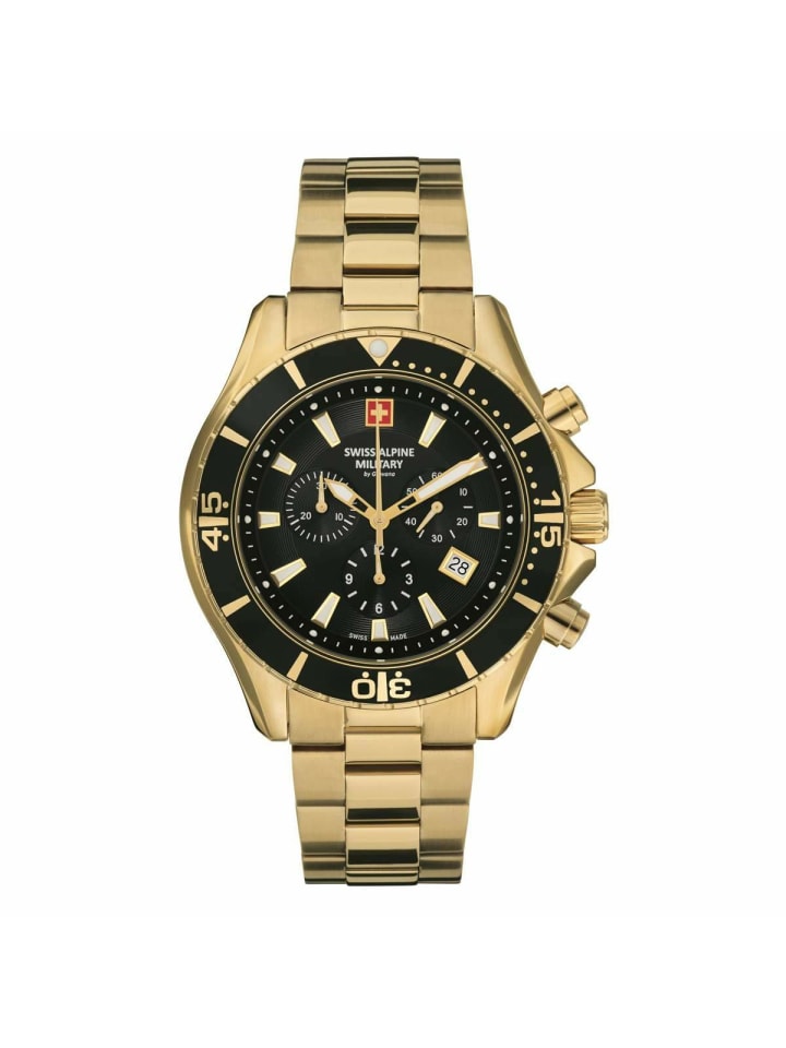 

Swiss Alpine Military by Grovana Мужские аналоговые часы в золотом исполнении