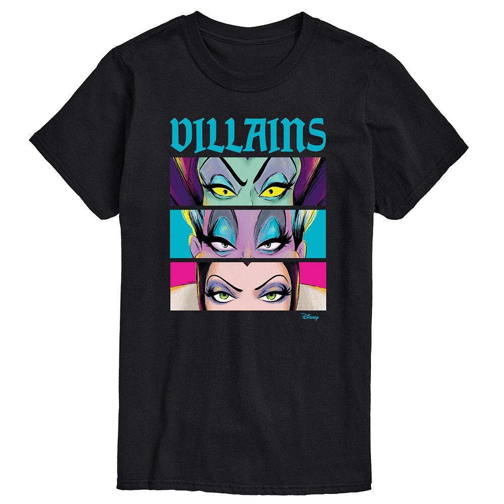 

Мужская футболка Disney Villains с рисунком злодеев, черный