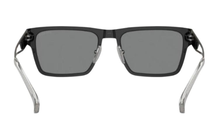 Металлические квадратные солнцезащитные очки Men's Gray PRADA — фото 3