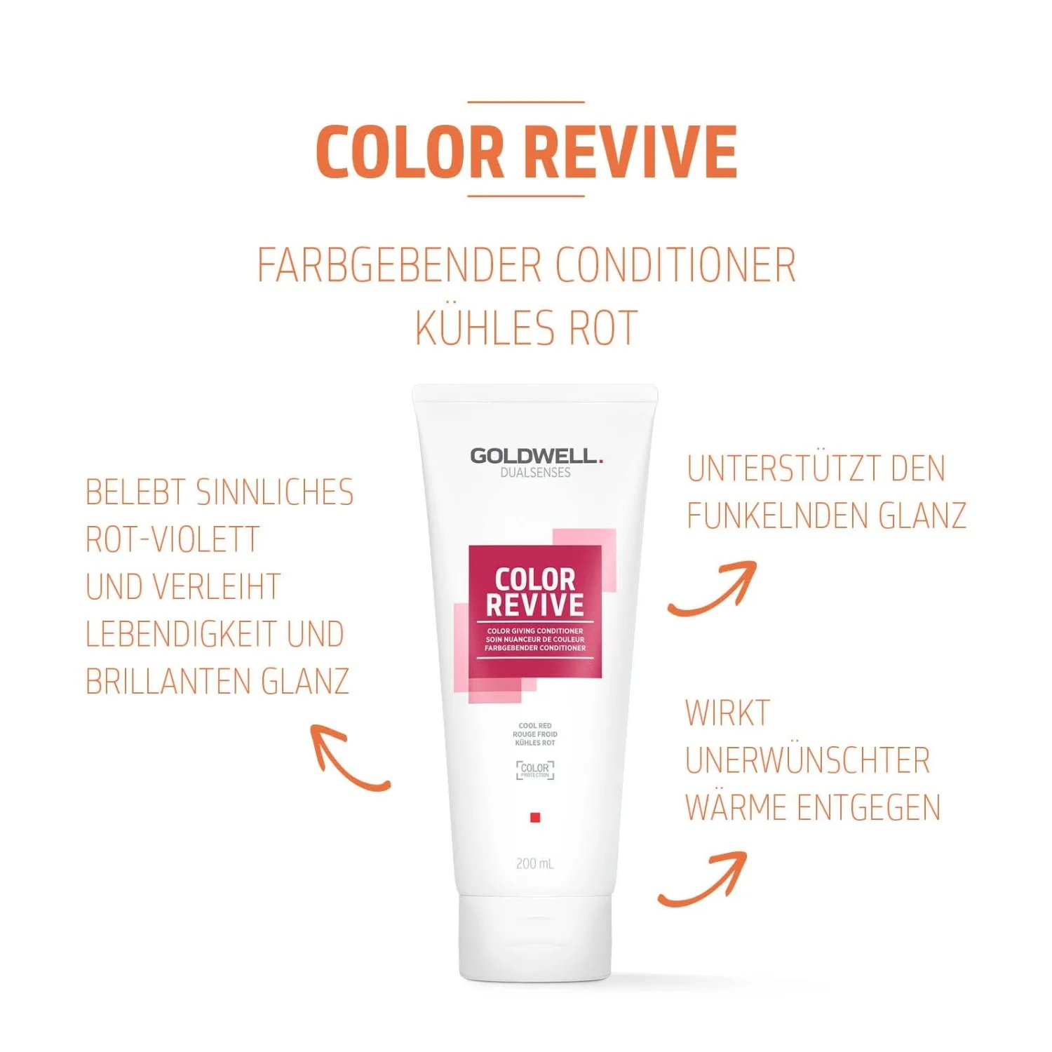 Кондиционер Dualsenses Color Revive - Farbgebend Goldwell, 200 мл — фото 2