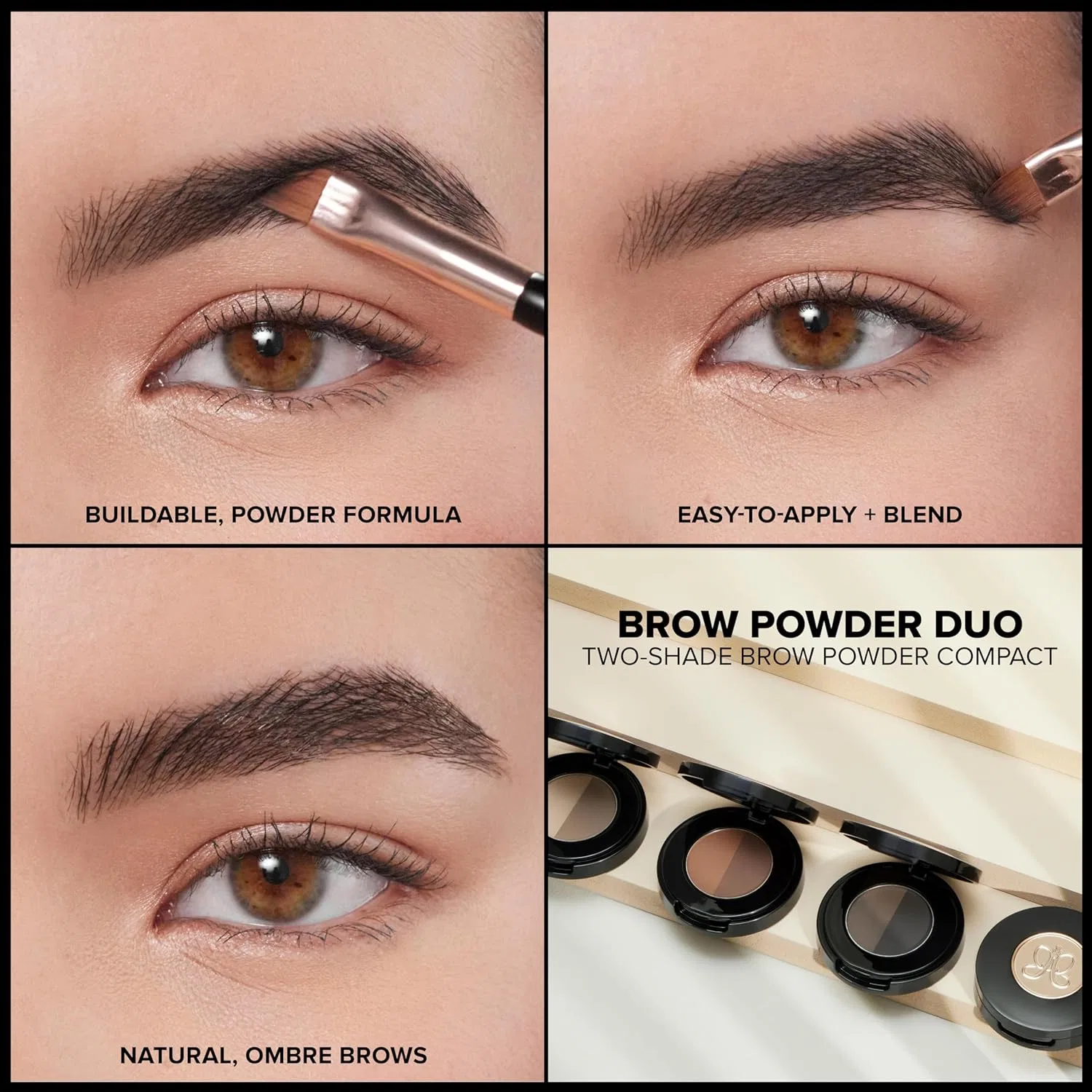 Пудра для бровей Anastasia Beverly Hills Brow Powder Duo, темно-коричневый — фото 3