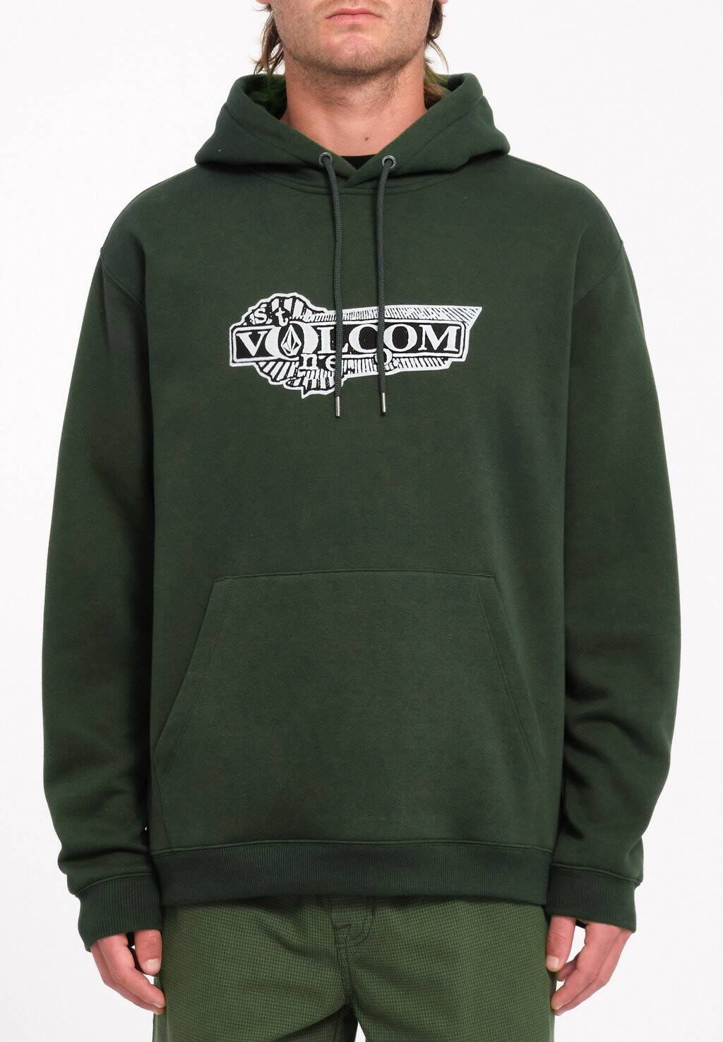 

Толстовка с капюшоном STONED PO Volcom, зеленый