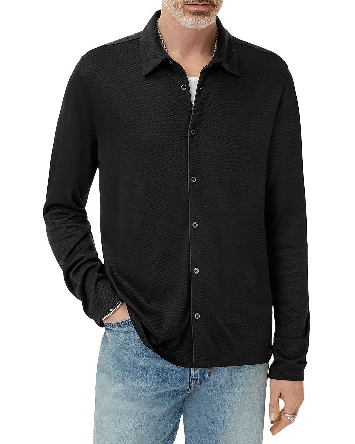 

Рубашка Caserta Regular Fit с застежкой на пуговицы John Varvatos, черный