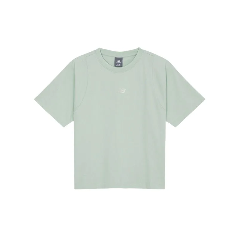 

New Balance Футболка Sports Casual женская Mint Green, Зеленый, New Balance Футболка Sports Casual женская Mint Green