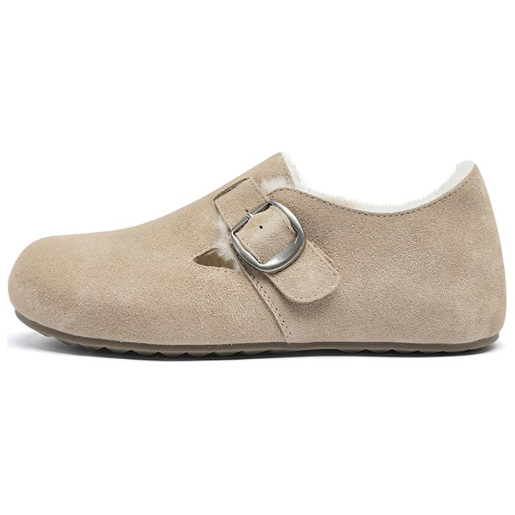 AGSDON Женские повседневные угги серые (с толстым флисом), цвет Gray (Thick Fleece) — фото 3