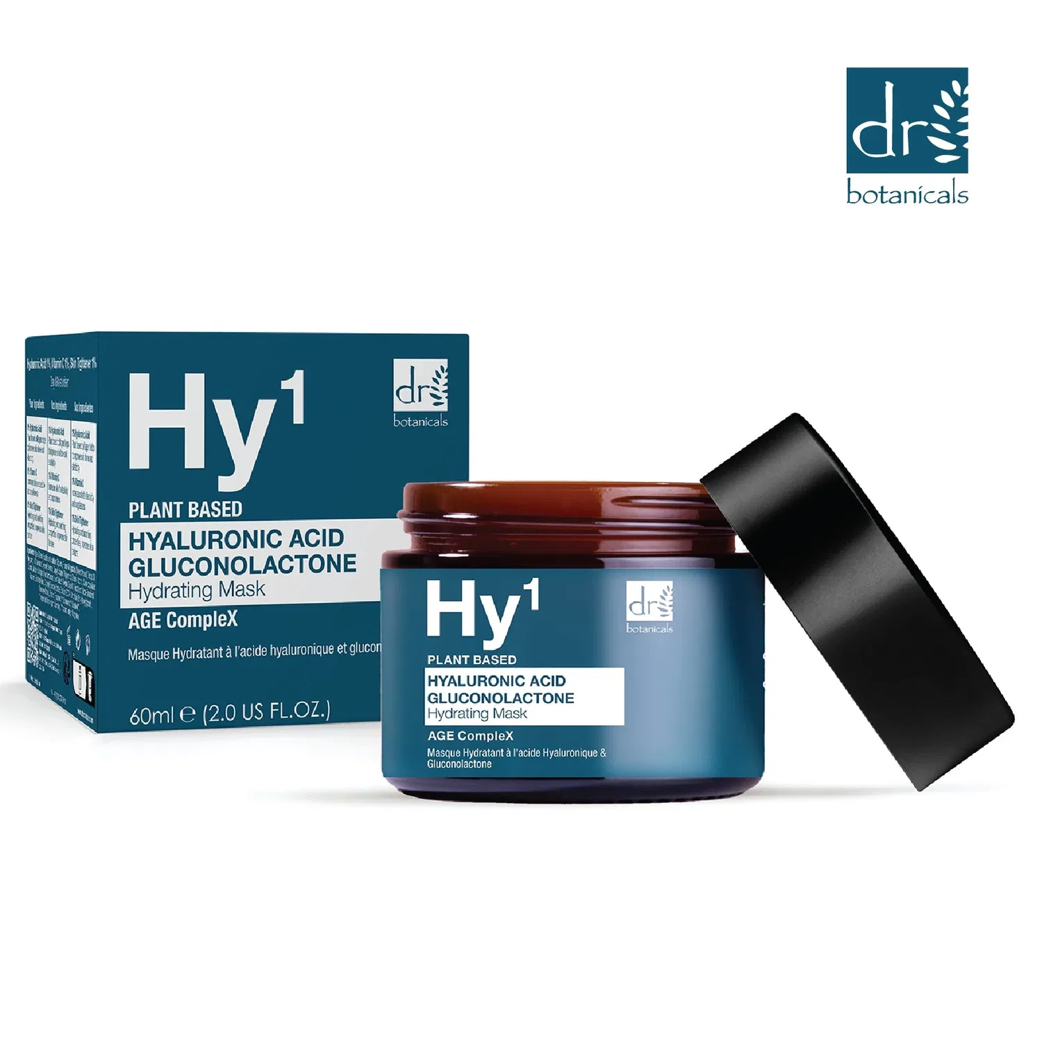 Сыворотка Dr Botanicals — С гиалуроновой кислотой % и глюконолактоном, 60 мл