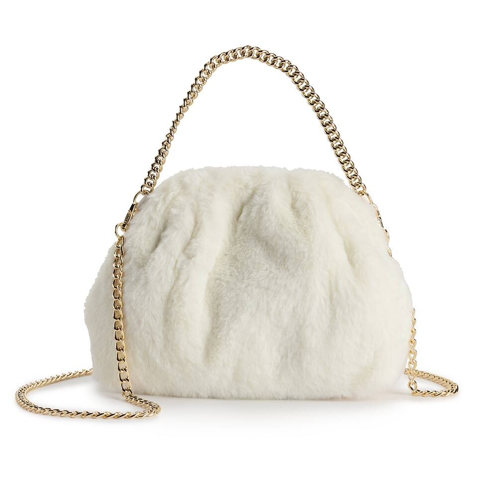 

Клатч LC Lauren Conrad Molly со сборками, цвет Cream