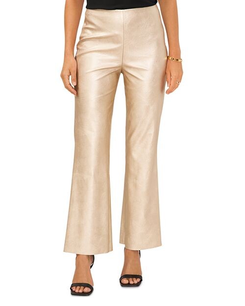 

Брюки-клеш с эффектом металлик VINCE CAMUTO, цвет Gold