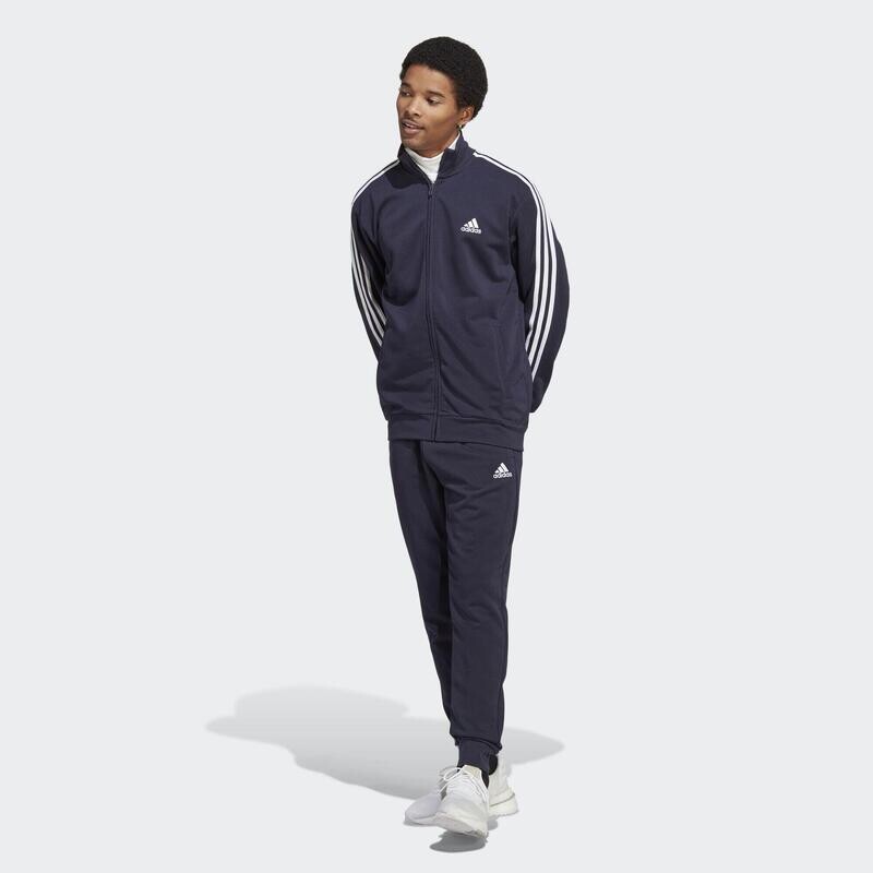 

Базовый спортивный костюм из френч терри с 3 полосками ADIDAS, цвет blau