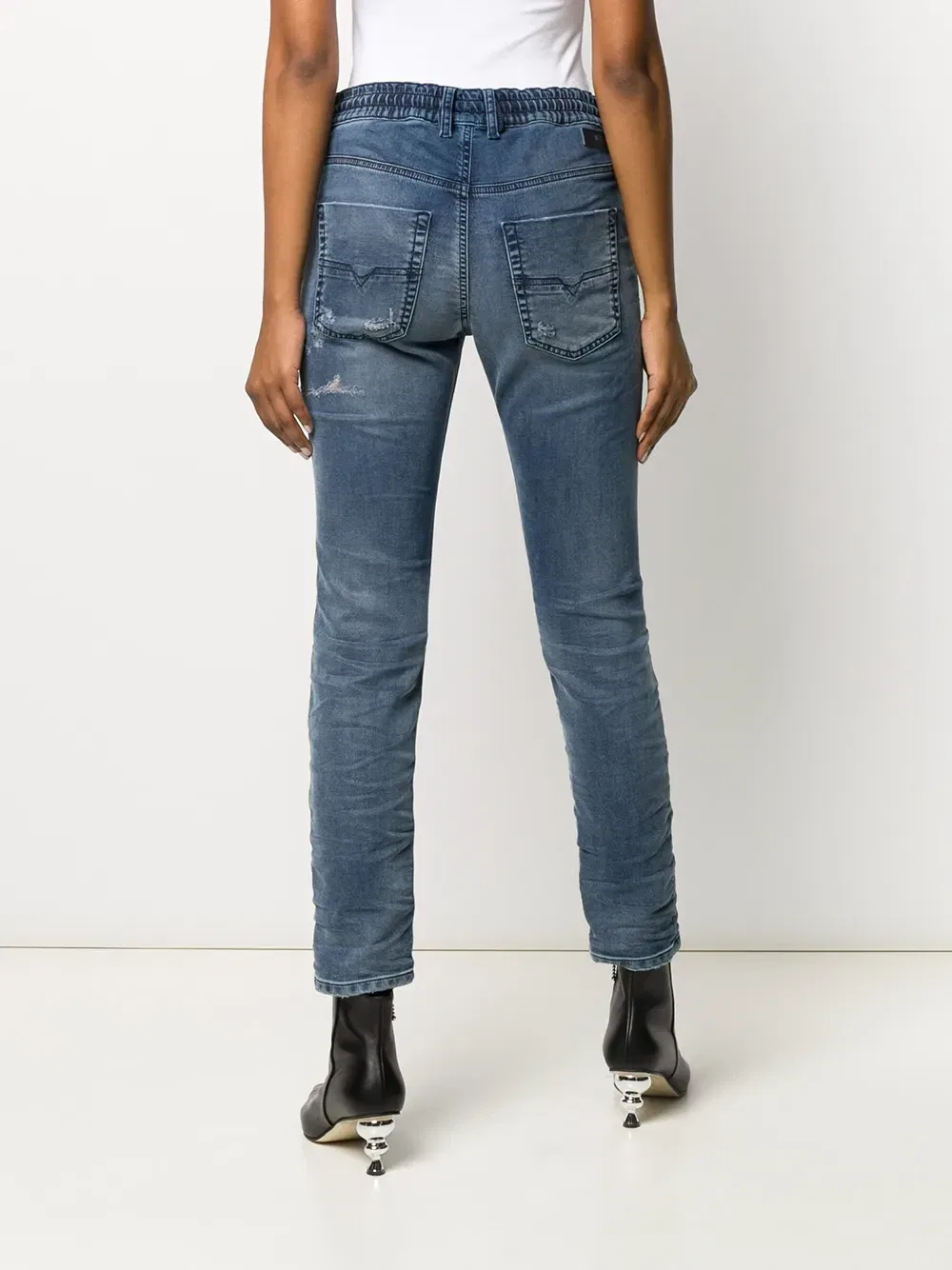 Джинсы бойфренды Krailey JoggJeans DIESEL, синий — фото 4
