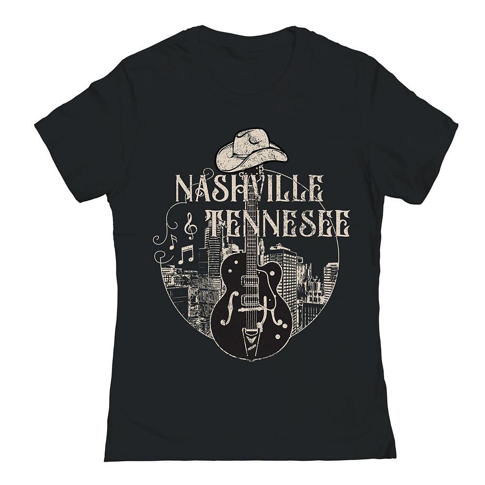 

Футболка Junior's Nashville TN с графическим рисунком, черный