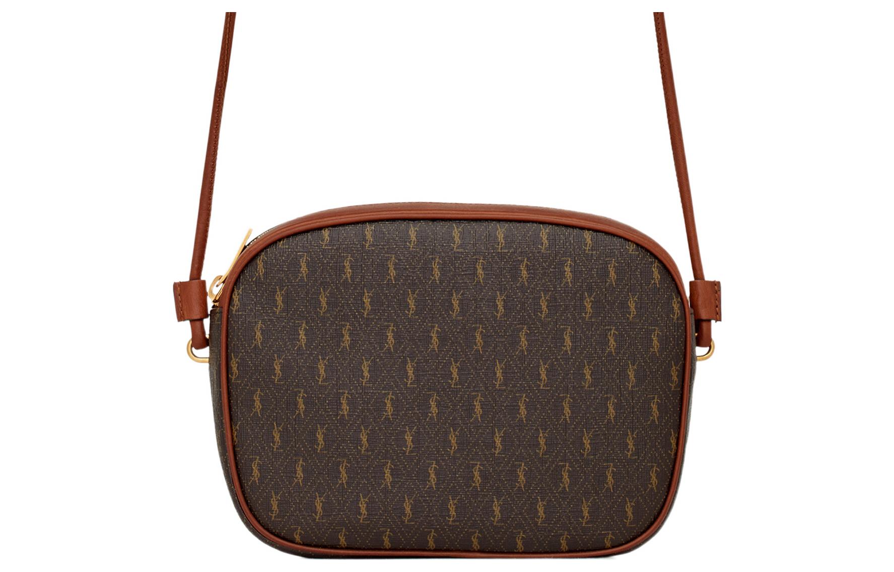 

SAINT LAURENT Сумка из кожи и холста