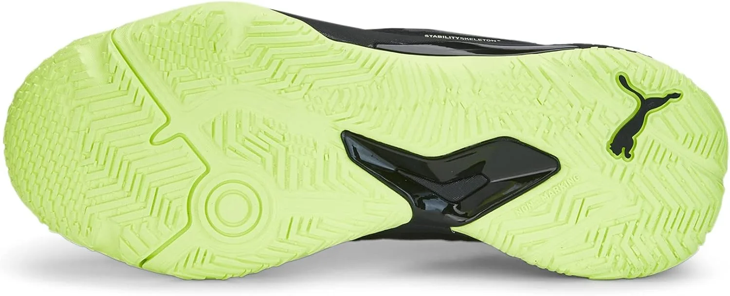 Универсальные кроссовки для игры в помещении Solarstrike II Puma, белый/черный — фото 4