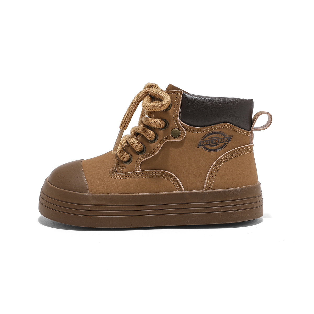 

Теплые нескользящие детские ботинки PAUL FRANK, черный