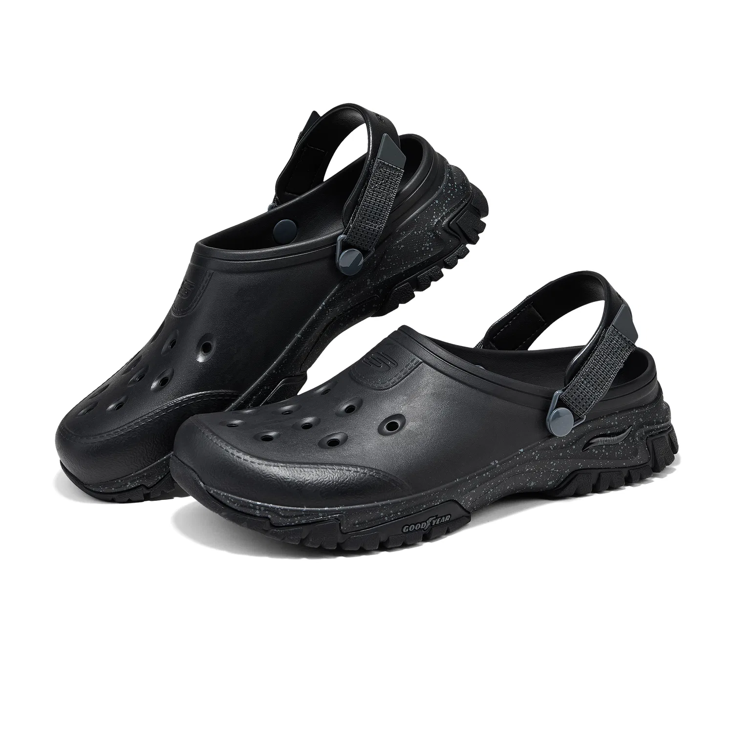 Сабо из EVA Skechers Foamies мужские черные — фото 4