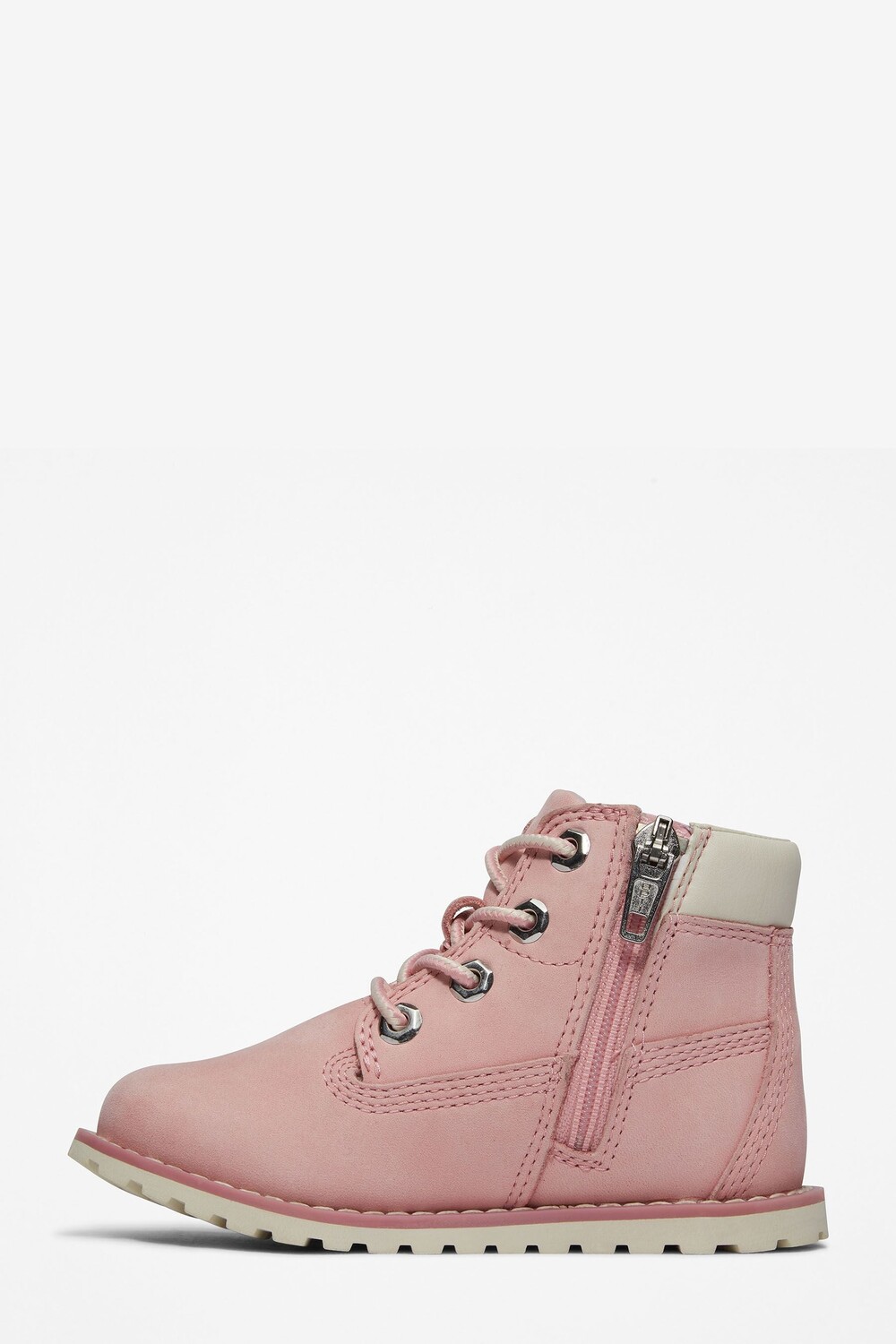 Розовые ботильоны Pokey Pine высотой 6 дюймов с боковой молнией Timberland, розовый — фото 2