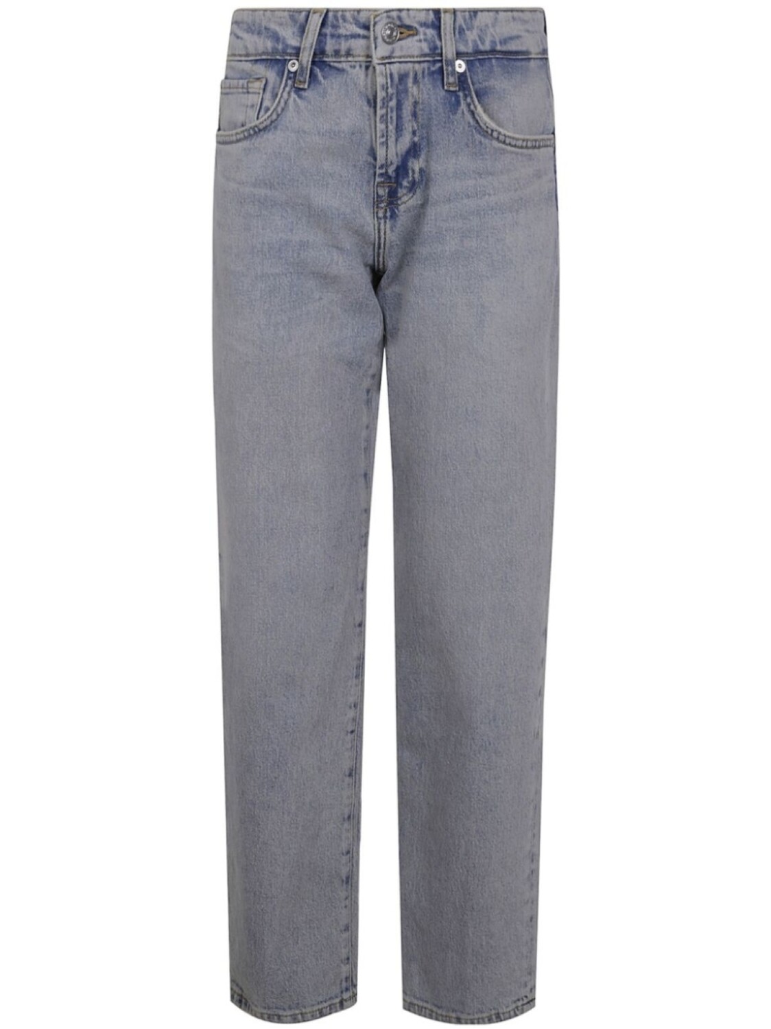 

7 For All Mankind джинсы с завышенной талией, синий