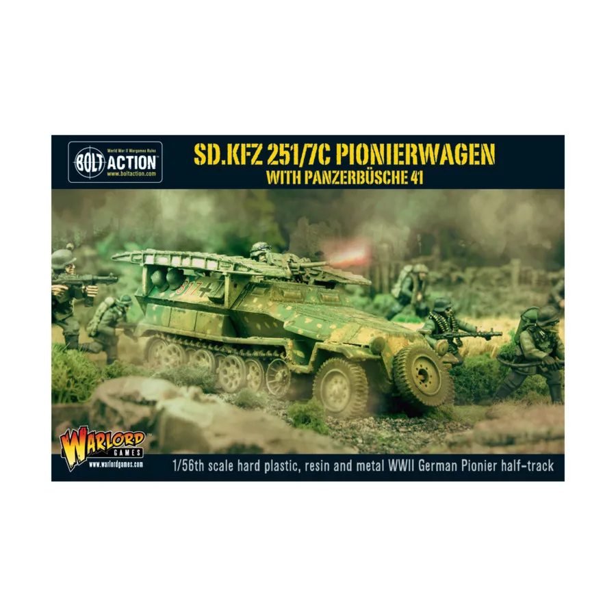 

SD.KFZ 251/7C Pionierwagen с Panzerbusche 41, Bolt Action - German - SD. KFZ (28mm)