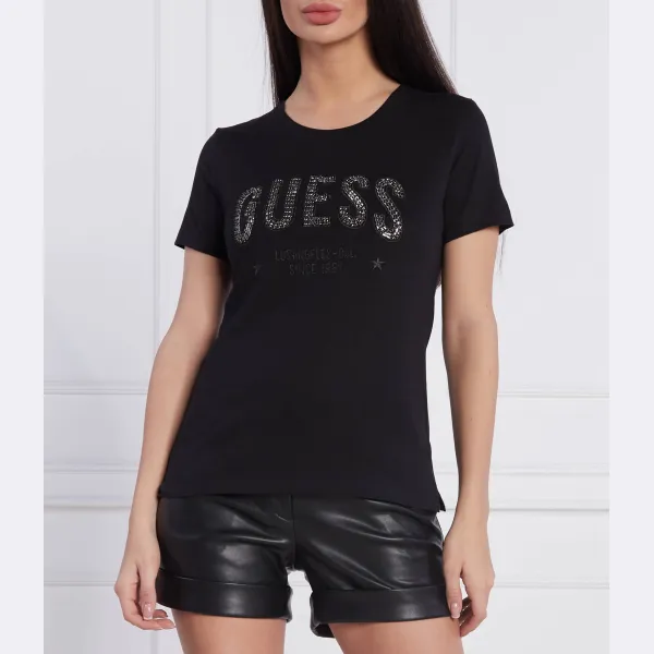 

Футболка Mirela стандартного кроя Guess, черный