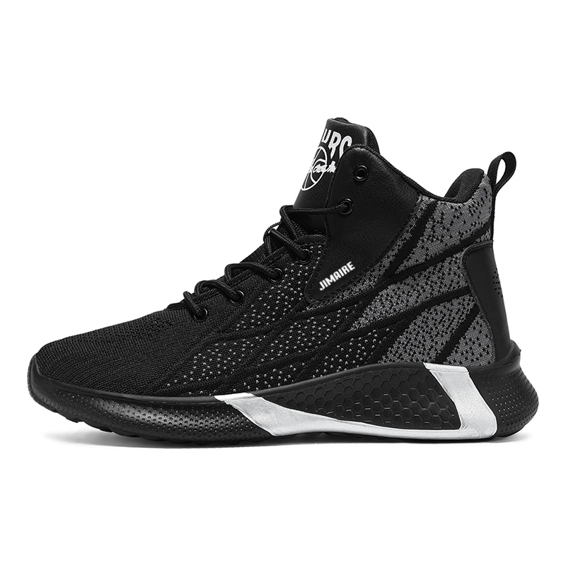 

Нескользящие высокие повседневные туфли для мужчин King Jinmai, Black Gray