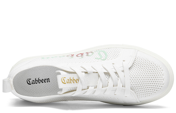 Кеды Cabbeen Skateboard Shoes Men Low-Top, белый — фото 4