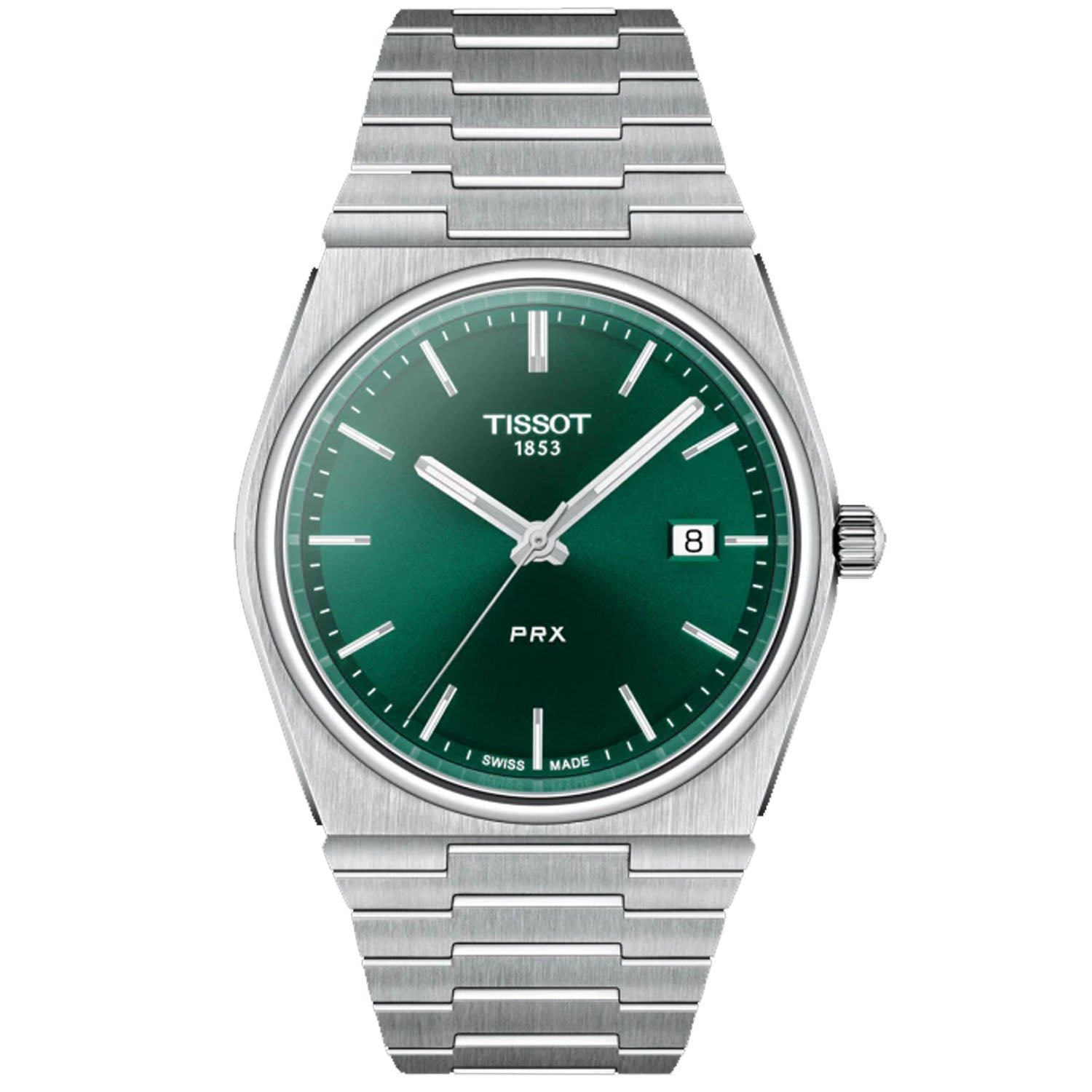 

Мужские часы Tissot PRX с зеленым циферблатом