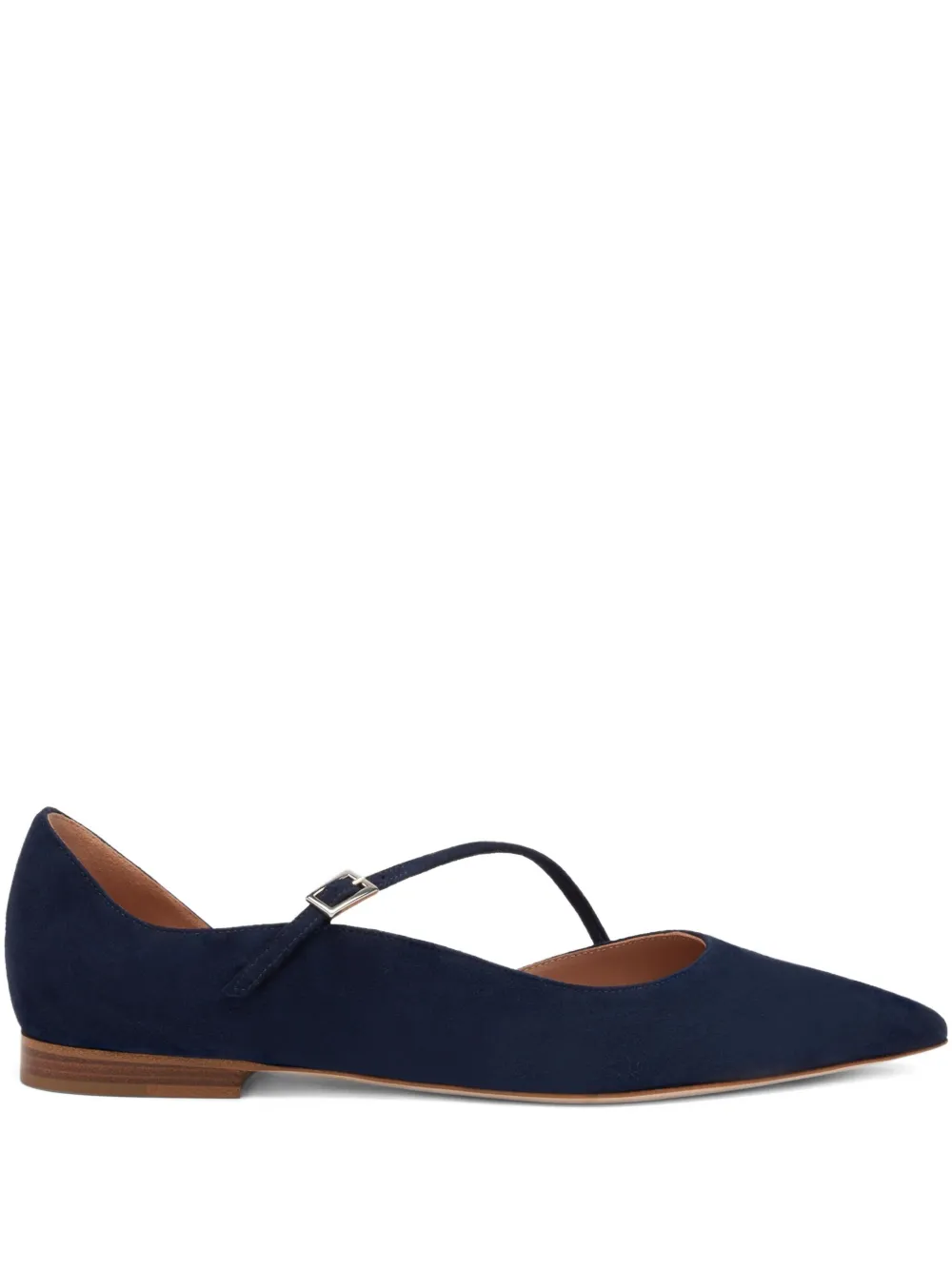 Балетки Bettina с пряжками Malone Souliers, синий