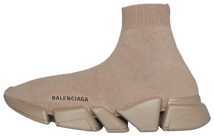

Женские переработанные кроссовки Speed 2.0 «Темно-бежевый» Balenciaga