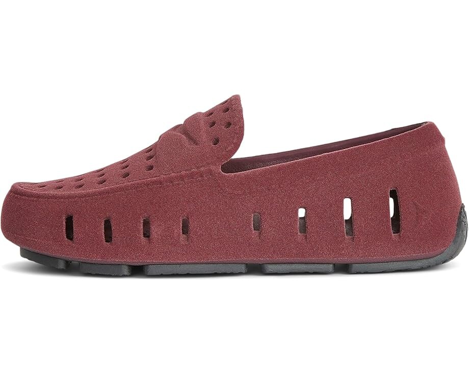 Лоферы Floafers Kids Prodigy Driver Faux Suede, цвет Burgundy Vegan Suede — фото 4