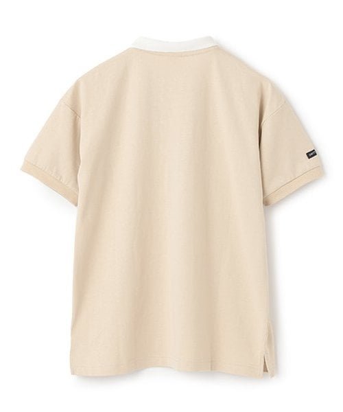 Футболка с воротником-поло в цветовой гамме (для подростков) Petit main, Light beige — фото 2