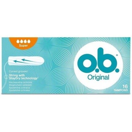 

OB Original Super Tampons Надежная защита на каждый день O.B