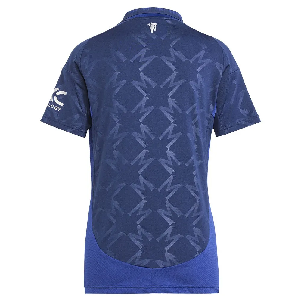 Футболка с коротким рукавом adidas Manchester United 24/25 Away Woman, синий — фото 4