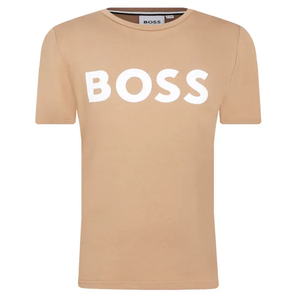 

Футболка стандартного кроя Boss, коричневый