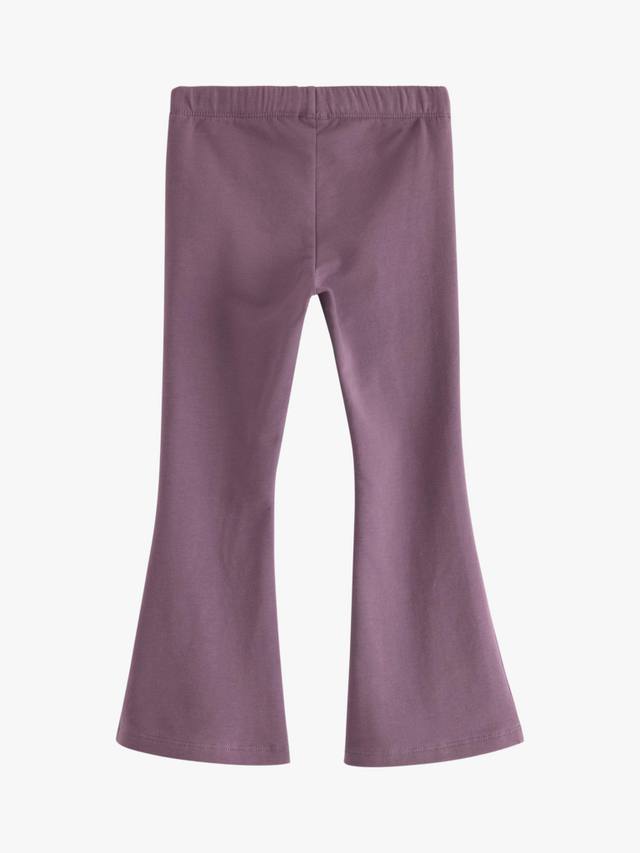 Детские хлопковые леггинсы с расклешенными штанинами Lindex, Light Dusty Lilac — фото 2