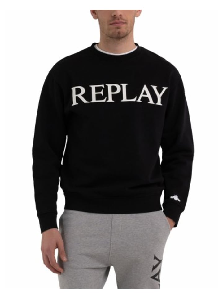 

Толстовка Replay Sweatshirt, черный