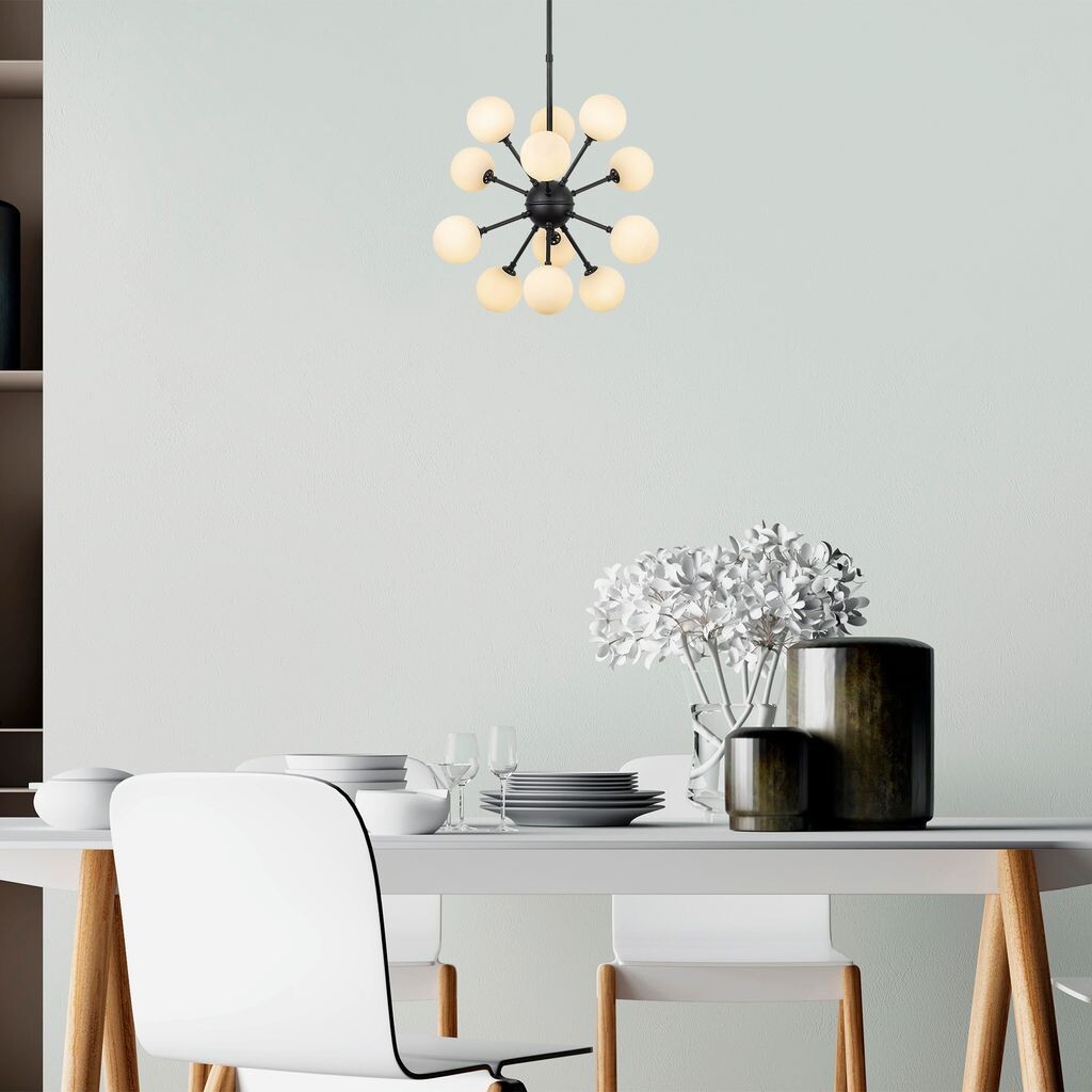 

Opviq, Cavud- Cavud FLG, черный, люстра, 52 x 52 x 53 см, металлический корпус