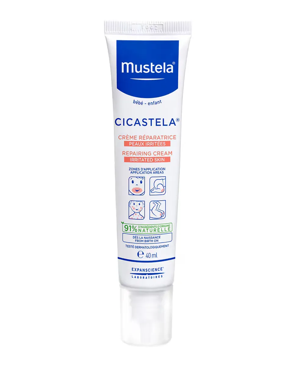 Восстанавливающий крем для раздраженных участков Cicastela Mustela