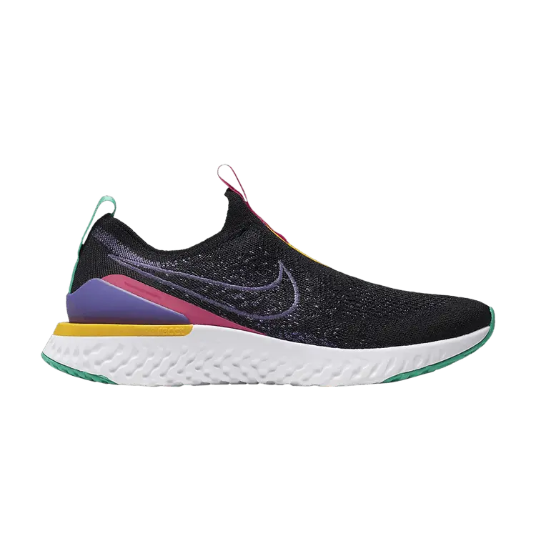 Кроссовки Wmns Epic Phantom React Flyknit 'Black Multi', черный