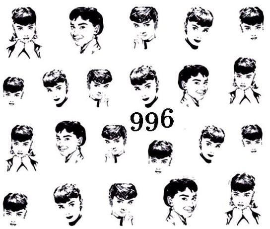 

Водные наклейки для ногтей - №996, Raisin