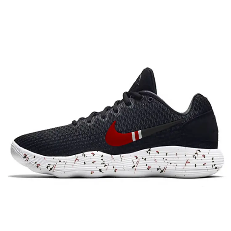 

Nike Баскетбольные кроссовки Hyperdunk 2017 с мягкой подошвой, противоскользящие и износостойкие, легкие, черные, мужские