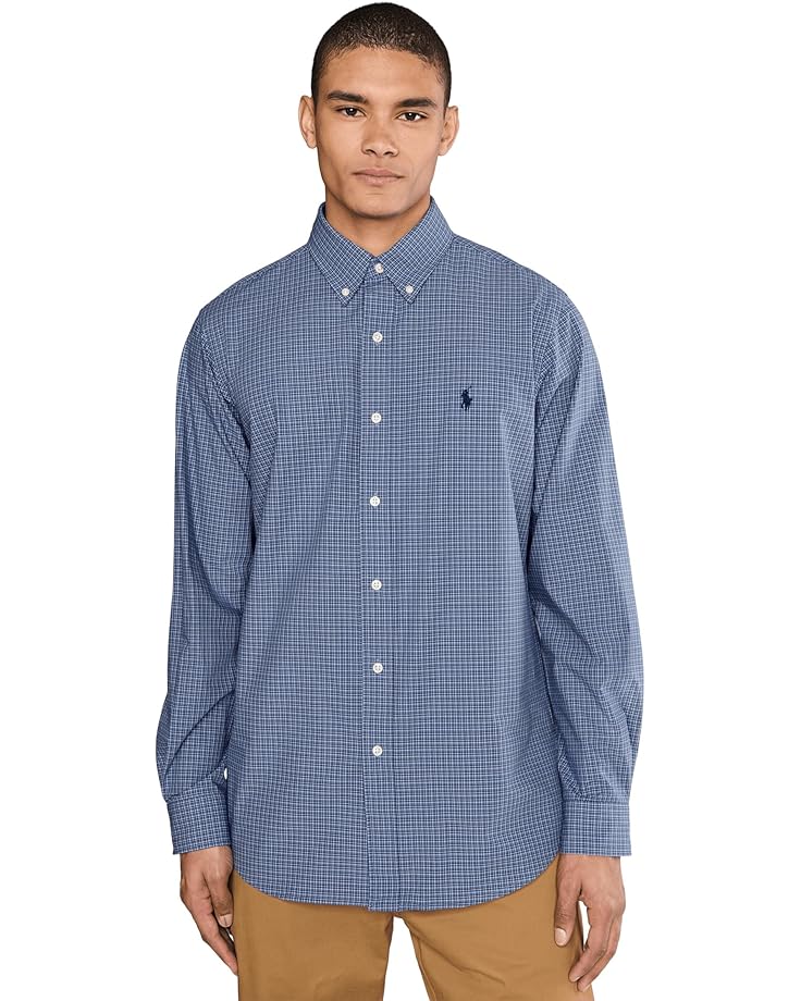 

Мужская рубашка Polo Ralph Lauren Classic Fit Checked Stretch Poplin, Blue Multi