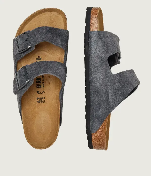 Аризонские тапочки regular fit Birkenstock, графитовый — фото 4