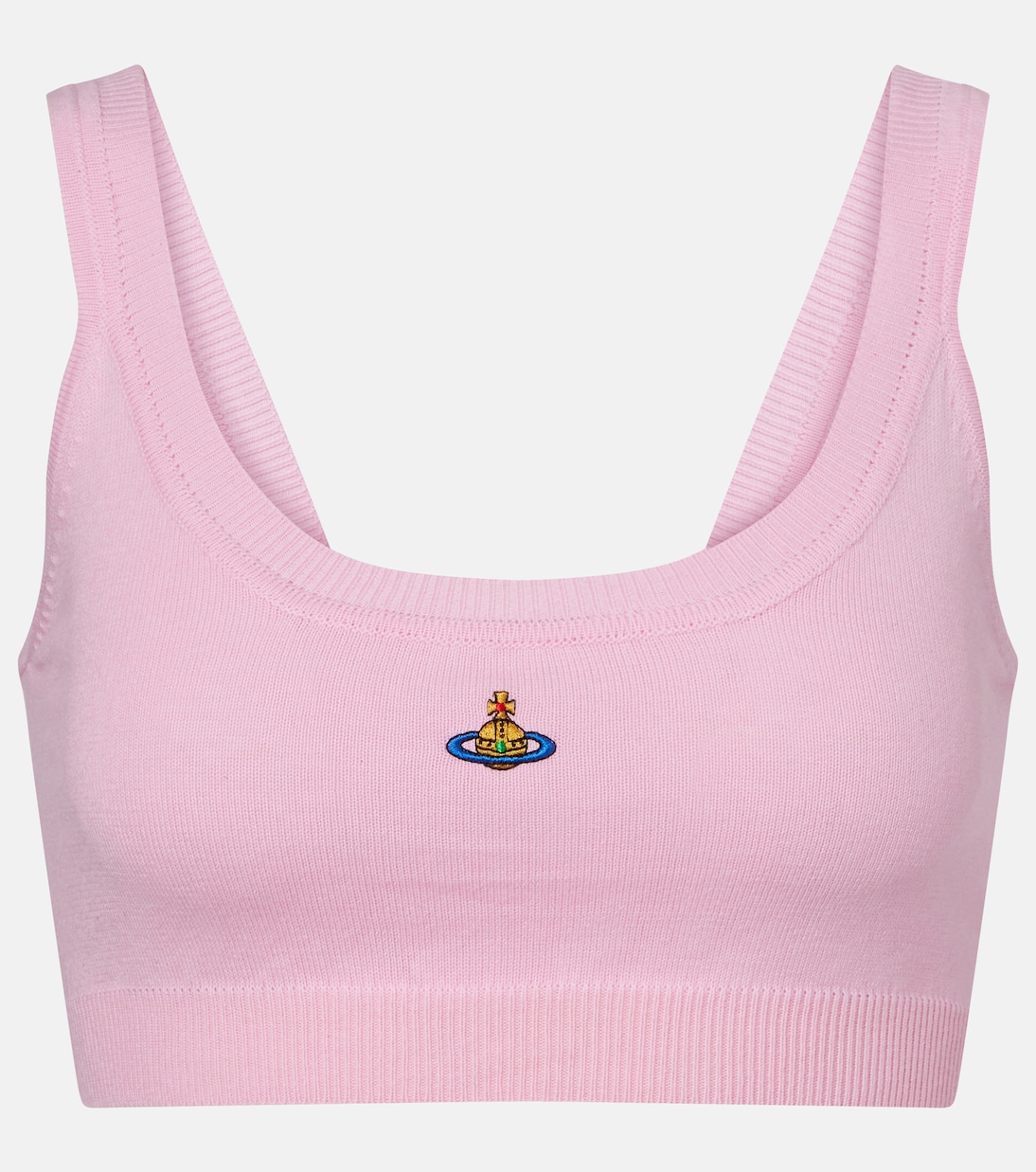 

Бюстье из хлопка и кашемира Bea Vivienne Westwood, Aw25-Pink