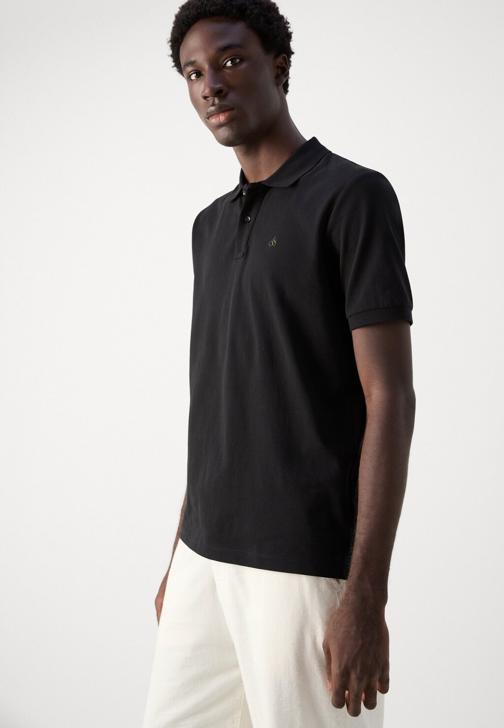 

Рубашка поло ESSENTIALS Scotch & Soda, черный