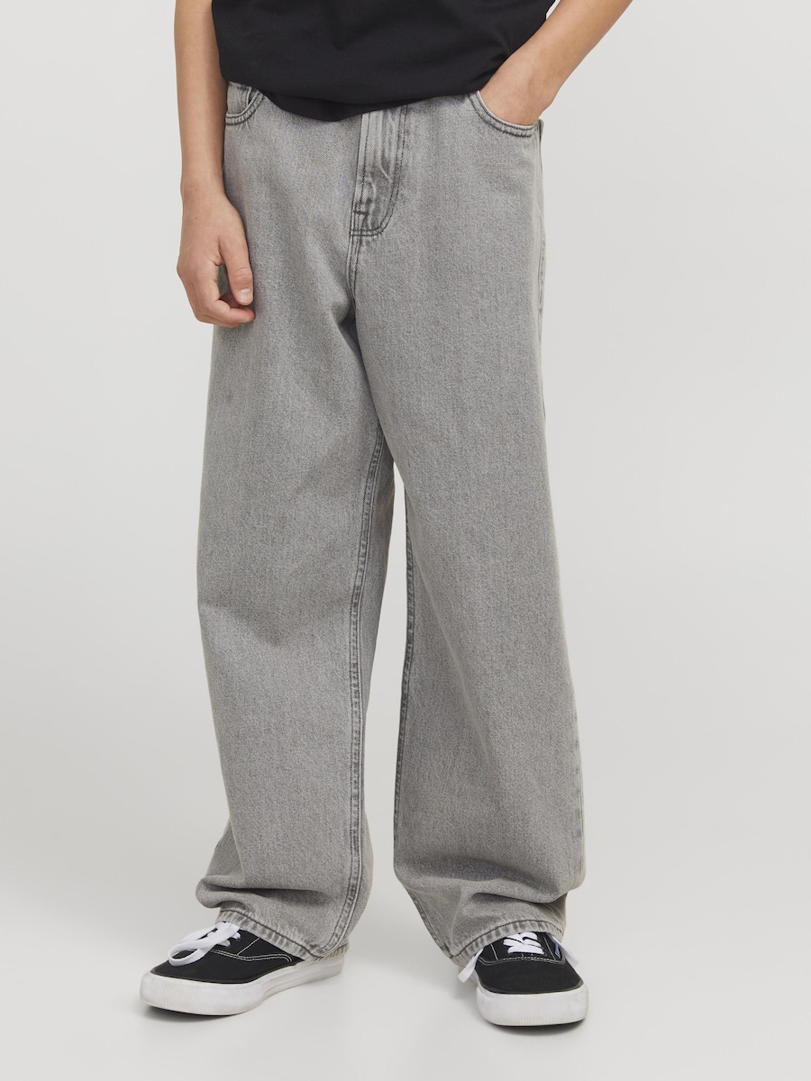 Джинсы с широкими штанинами Jack & Jones Junior JJIAlex JJOraginal, Grey Denim — фото 3